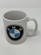 BMW Coffee / Tea Mug Cup White Big Logo Java German Automotive Engineering