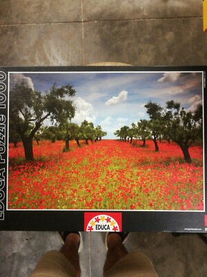 Educa Puzzle 1000pc Campo de Amapolas Pre-owned