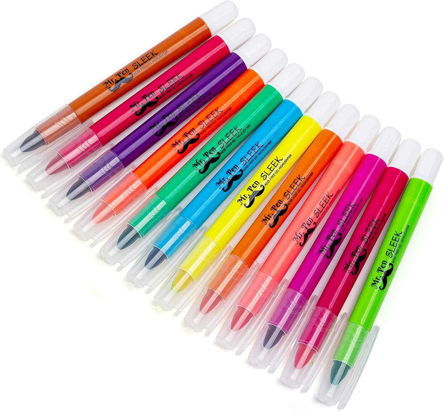 - Gel Highlighters, Bible Highlighter, Pack of 12, No Bleed Highlighter, Dry Hig