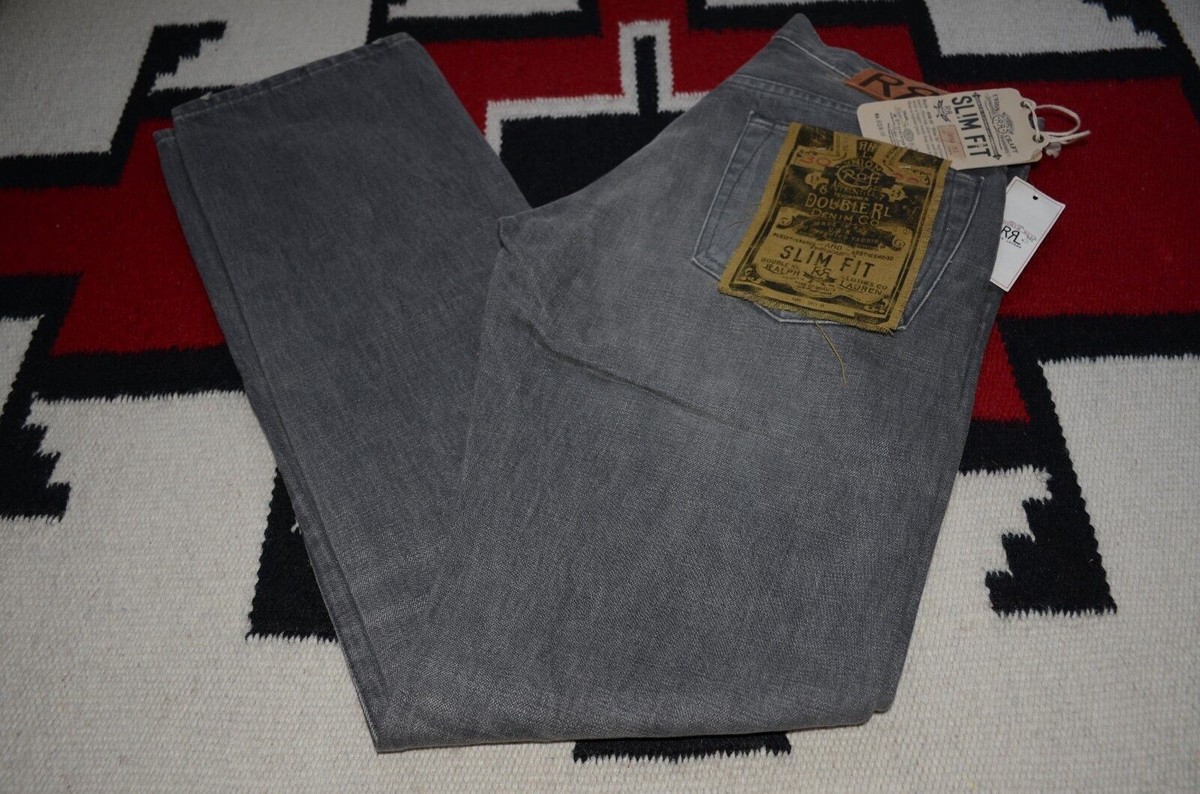 Ralph Lauren RRL Made in USA 100% Cotton Japan Selvedge Slim Fit