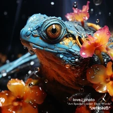 Digital Image Picture photo Wallpaper Background  Desktop  Art Ai -Frog
