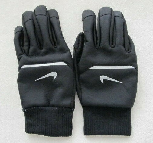 nike men's shield running gloves