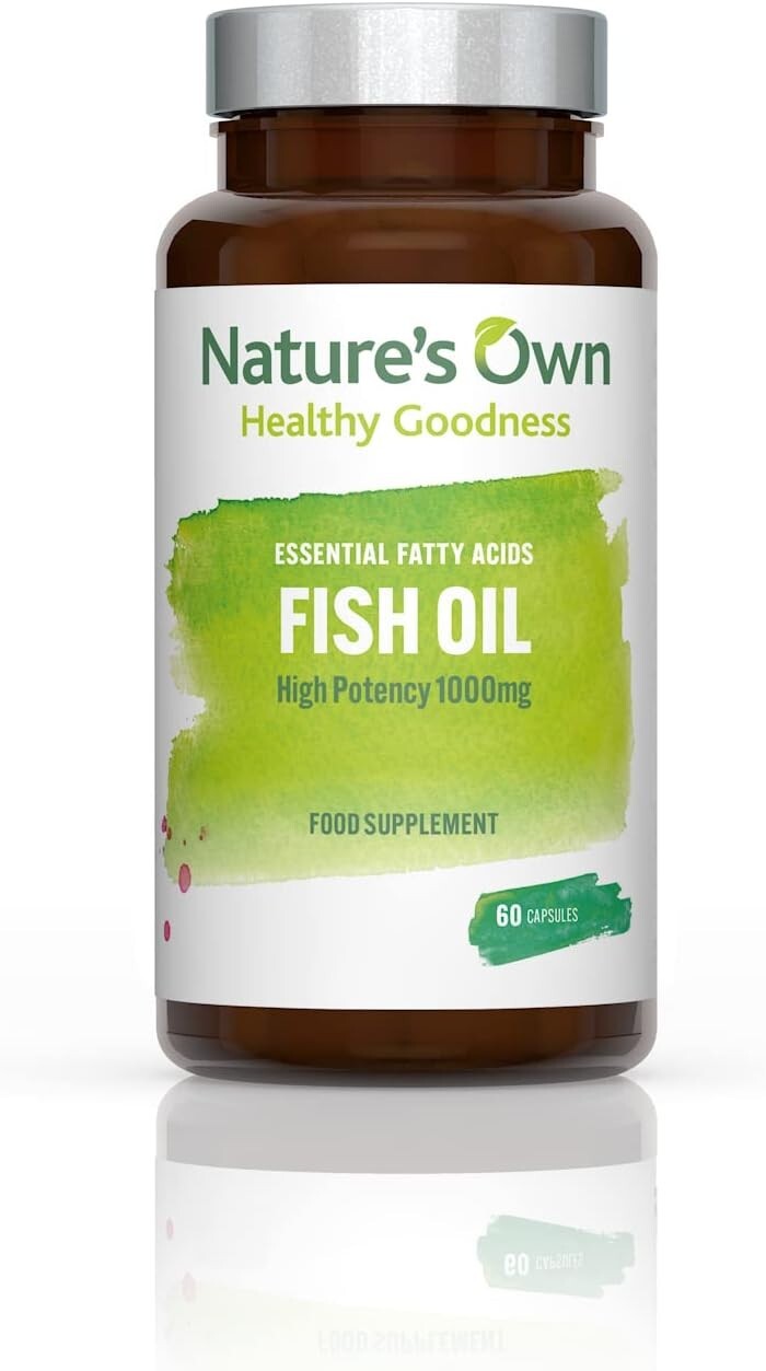 Nature's Own Fish Oil High Potency 1000mg 60 Capsules