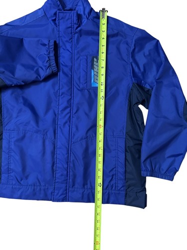 Y2K Nike Boys Youth Lightweight Jacket Size XL 18-20 Nike Swoosh Blue Spellout - Picture 4 of 10