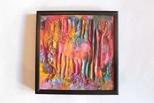 Brita Georgsson K&uuml;nstlerin 3-D moderne Kunst Handmalerei Kunst Bild
