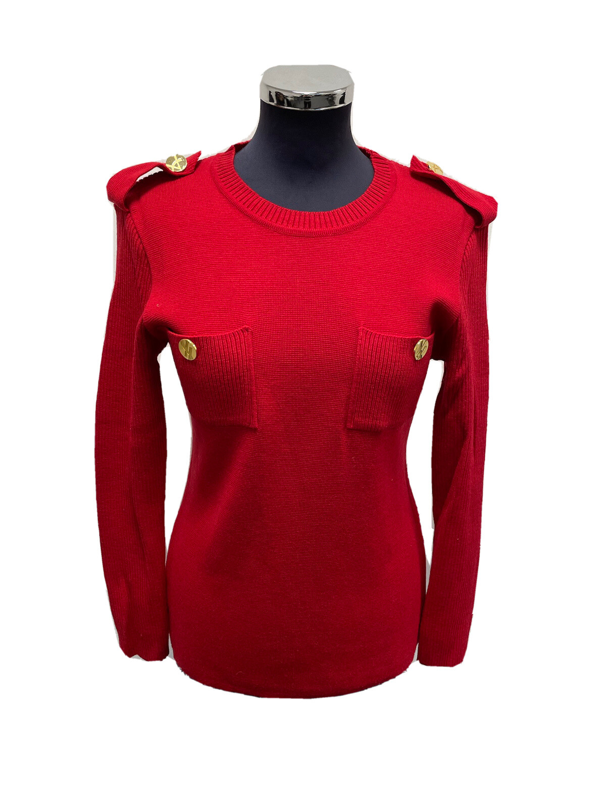 YVES SAINT LAURENT PULLOVER MAGLIONE SHIRT DONNA WOMEN VINTAGE JUMPERS JHA215