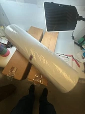 Decotex Silicone 100Mic White 50cm Wide x  50M/Roll  5 5/8" Full Roll - New