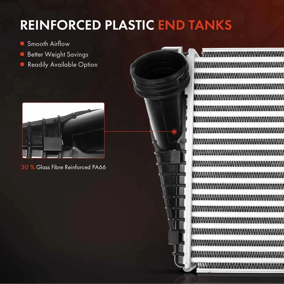 涡轮充电风中冷器适用于奥迪 Q7 大众途锐保时捷 Cayenne V6 3.0L SUV — 第 3/4 张图片