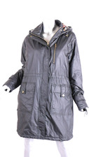 Pendleton Size L Black Coat Jacket Plaid Lining Hooded