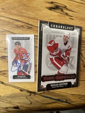 2018 UD Chronology Ed Eddie Olczyk Auto M-187 Mini /30 Lindstrom Time Capsules