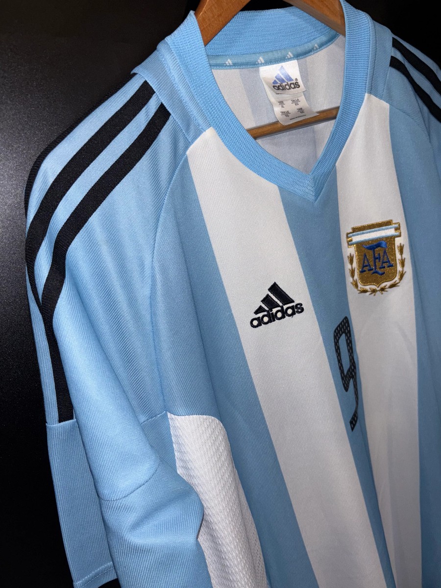 ARGENTINA BATISTUTA 2002-2003 ORIGINAL JERSEY Size XL | eBay