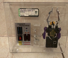 1985 Transformers G1 Shrapnel graded AFA 85 NM