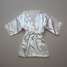 VTG Victoria's Secret Gold Label Robe 90s Embellished, satin silky Kimono-style