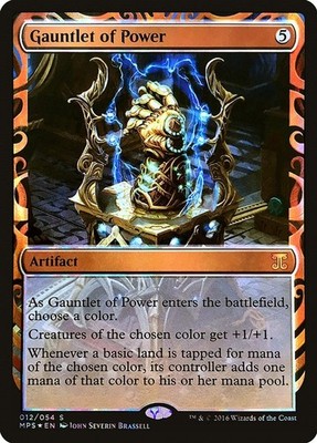 Gauntlet of Power #12 *Foil* (NM) Masterpiece Series: Kaladesh Inventions (MP...