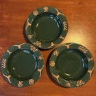 Set Of 3 Frankoma Green Ranch Bowls