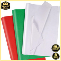 Geschenkpapier Seidenpapier 120 Blatt GrüN Weiß Rot 50 X 35 Cm Bastelpapier