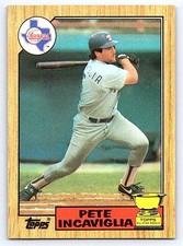 1987 Topps - Pete Incaviglia #550 (RC)