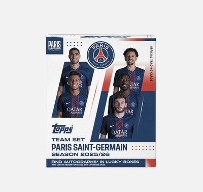 Topps PSG Paris Saint Germain Team Set Box 2025/26 Sealed