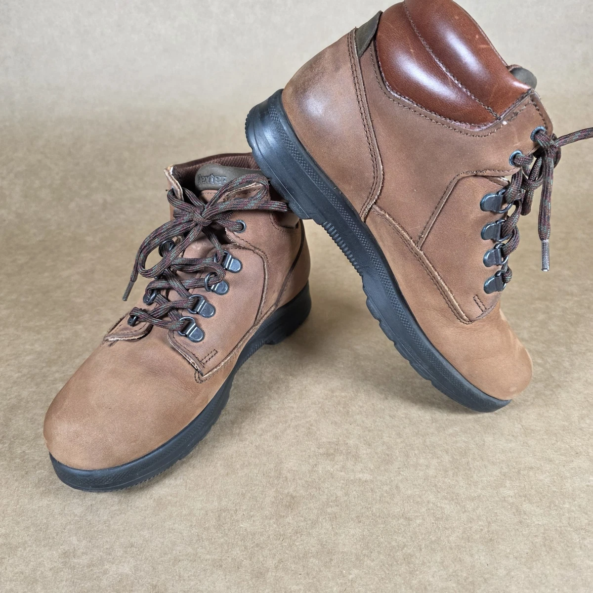 Vintage Dexter Hiking Boots Men\'s Size 9.5 M Brown Leather P559 2 Made In USA Vintage Dexter Brown Leather Hiking Mountain | Mercari main image 3