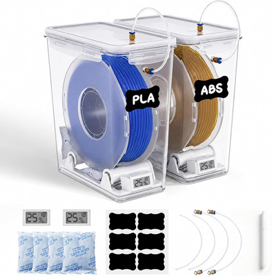 3D Printer Filament Dry Box, 5.8L, 2Pack