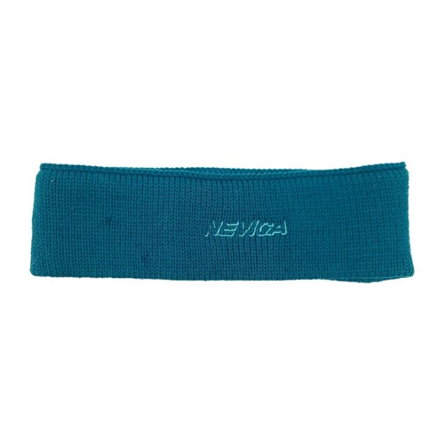 Vintage Nevica Wool Headband Blue Winter Ski Snowboard Made in Canada