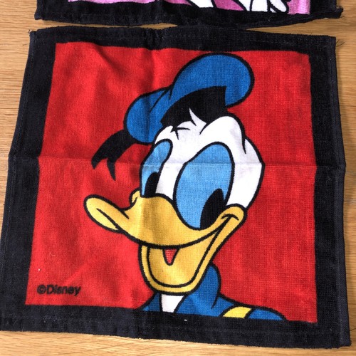 Vintage Maiden Sunshine 100% Cotton Hand Wash Flannel Towel Daisy & Donald Duck - Picture 2 of 8