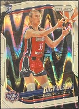 Lucy Olsen 2025 Panini Prizm WNBA White Seismic Prizm #104 RC Washington Mystics