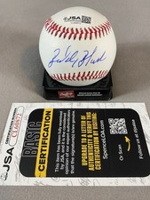 SAN FRANCISCO GIANTS- BUD BLACK AUTOGRAPH ROLB BASEBALL JSA CL60872
