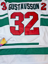 Minnesota Wild #32 Filip Gustavsson WHITE Jersey NEW 56 Stitched
