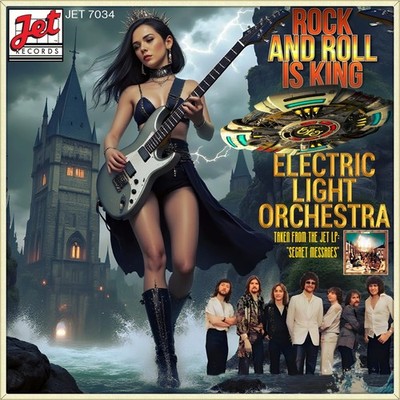 7'' ELECTRIC LIGHT ORCHESTRA Rock And Roll Is King / After All JET 1983 like NEW!