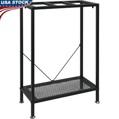 Metal Aquarium Tank Stand Double-Layer Multi-Purpose Support Easy Install New