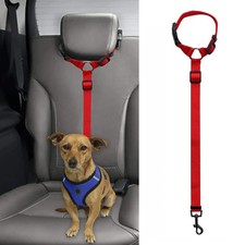 Pet Car Safety Leash Seat Belt Tether Adjustable Dog Cat Harness