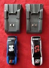 NASCAR Adventure Force Crash Racers Electronic Cars Lot of 2 w Charging Docks 