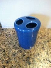 Homer Laughlin Colbalt Blue Toothbrush Holder