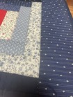 Handmade Quilted Patchwork Placemats Set of 4 Blue Hand Quilted 14x18” Reversibl — photo 6