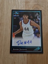 2021-22 Leaf Memories ANDRE JACKSON 1992 Autograph Platinum /99 #BG-AJ1 Auto