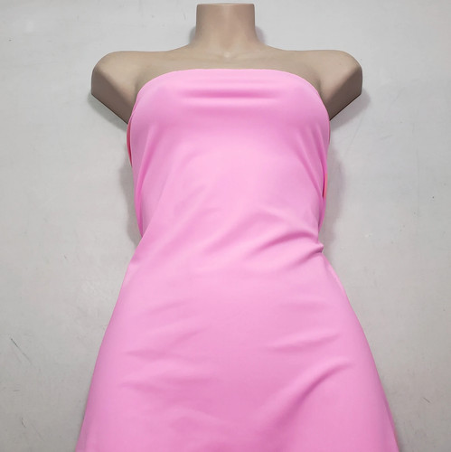 Pink Solid Matte Nylon Spandex Fabric - Picture 9 of 10