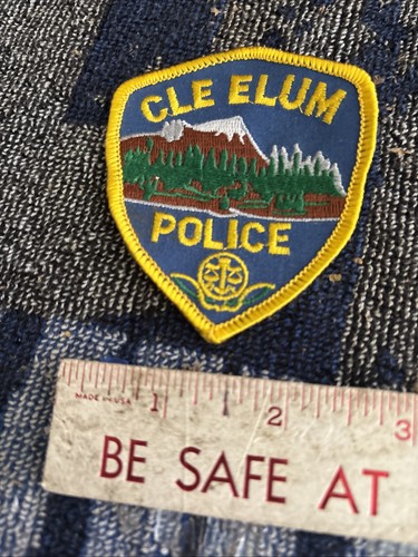 CLEELUM Cle Elum WASHINGTON POLICE (SMALL) SHOULDER PATCH WA