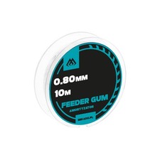 10 m ALIMENTADOR POWER GUM CLEAR goma de alimentación amortiguador montaje alimentador Ø0,8 mm/aprox.6 kg