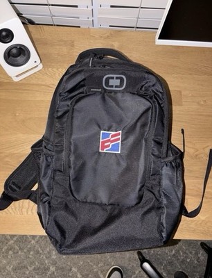 Black Backpack Medium Zip Closure Padded Back Adjustable Straps Pockets