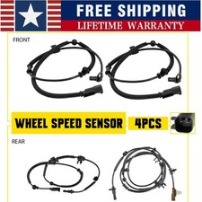 4X ABS Wheel Speed Sensor Rear Front & Rear Right & For Left 2011-2014 Ford F150