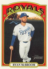 2021 Topps Heritage Ryan McBroom Kansas City Royals #201
