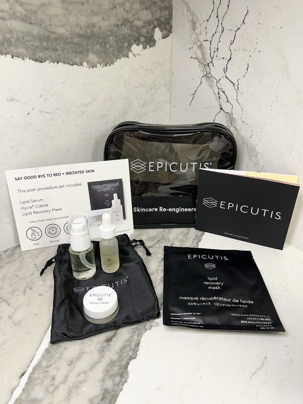 Epicutis Skin Care Travel Set oil cleanser lipid serum hyvia cream mask *NEW*