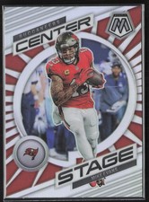 2023 Panini Mosaic #CS-ME Mike Evans Center Stage Silver