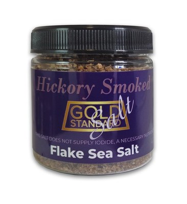 KOSHER CERTIFIED Hickory Smoked Flake Sea Salt - 4oz