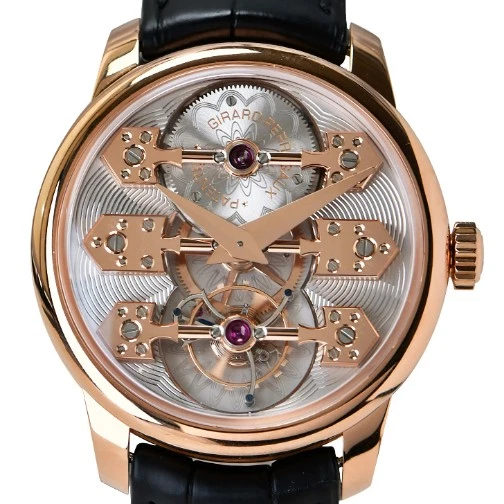 Girard Perregaux — GIRARD PERREGAUX  -  La Esmeralda Triple Bridge Tourbillon in Rose Gold
