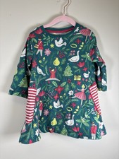 Mini Boden girls' 12 Days of Christmas tunic Girls 4/5 Faded