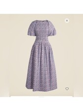 J. Crew Meadow Dress In Poppy Cotton Poplin XS