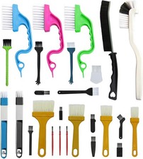 26Pcs Small Cleaning Brush Set for Crevice  Window Gaps