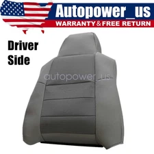 Driver & Passenger Bottom Seat Cover & Foam Cushion For 14-19 GMC Sierra 2500HD